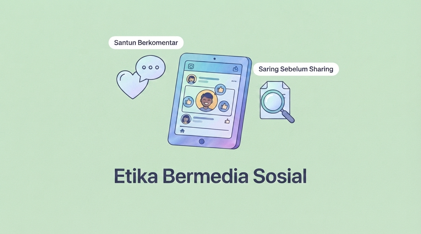 Ilustrasi Etika Bermedia Sosial