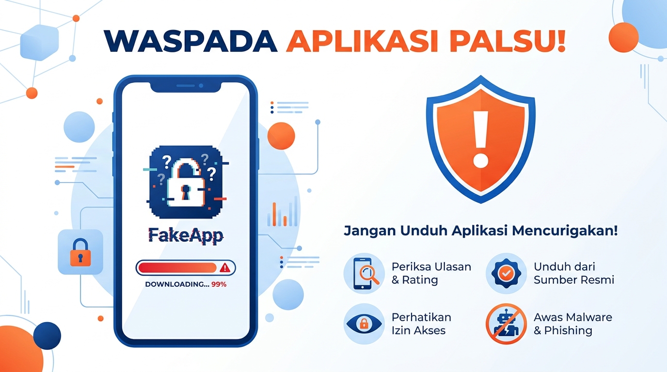 Ilustrasi APK palsu