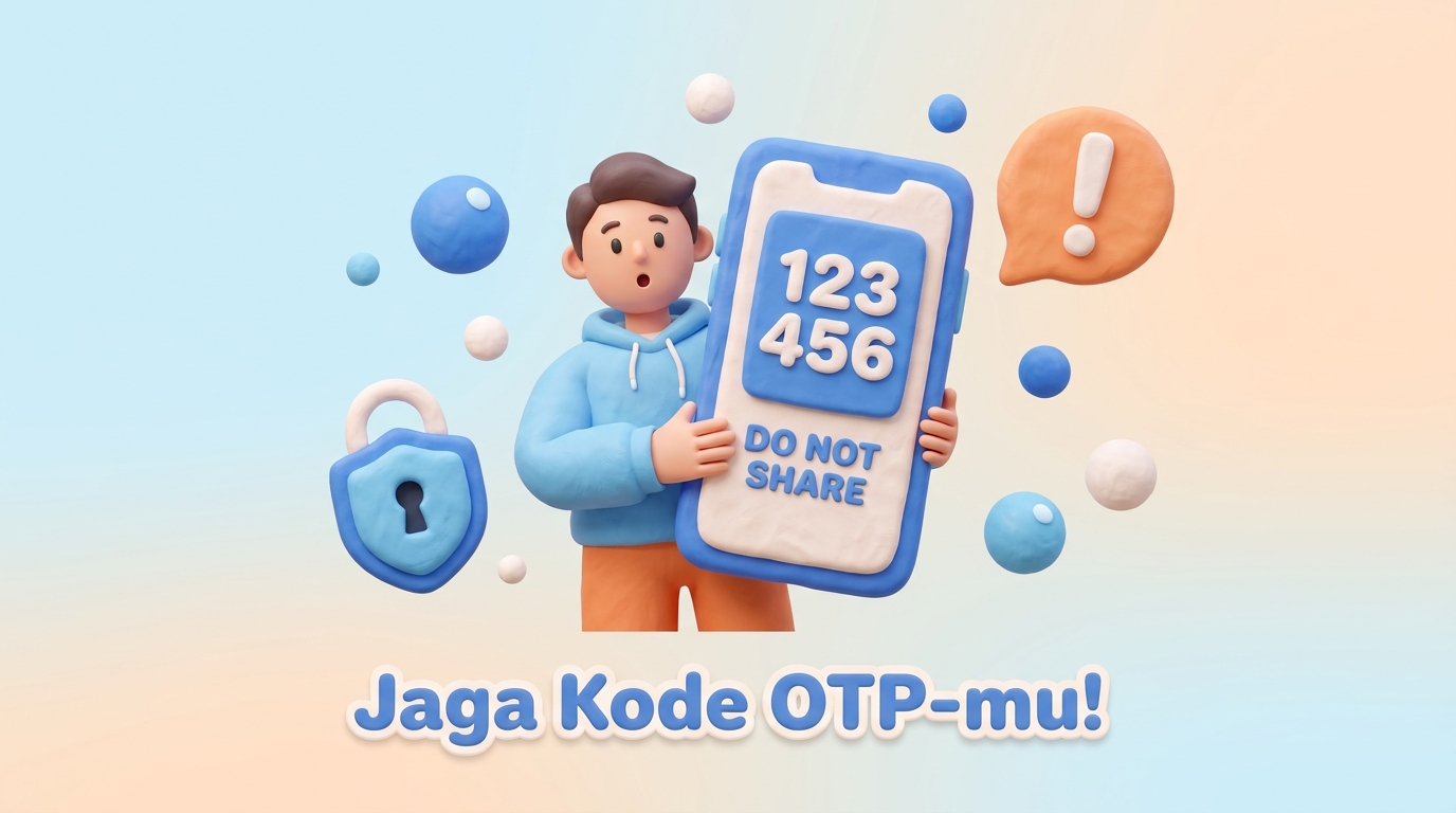Ilustrasi kode OTP